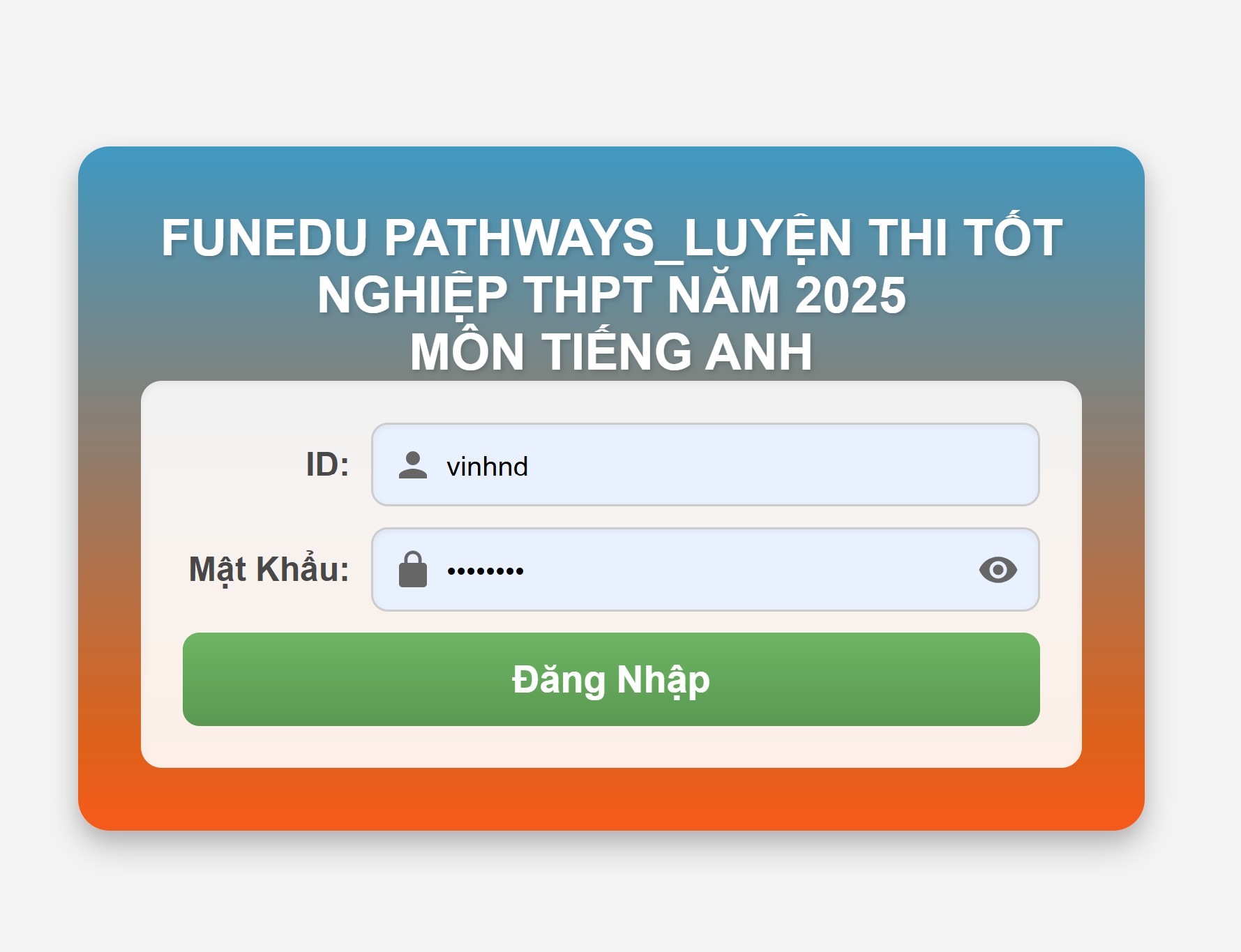 Phần mềm luyện thi